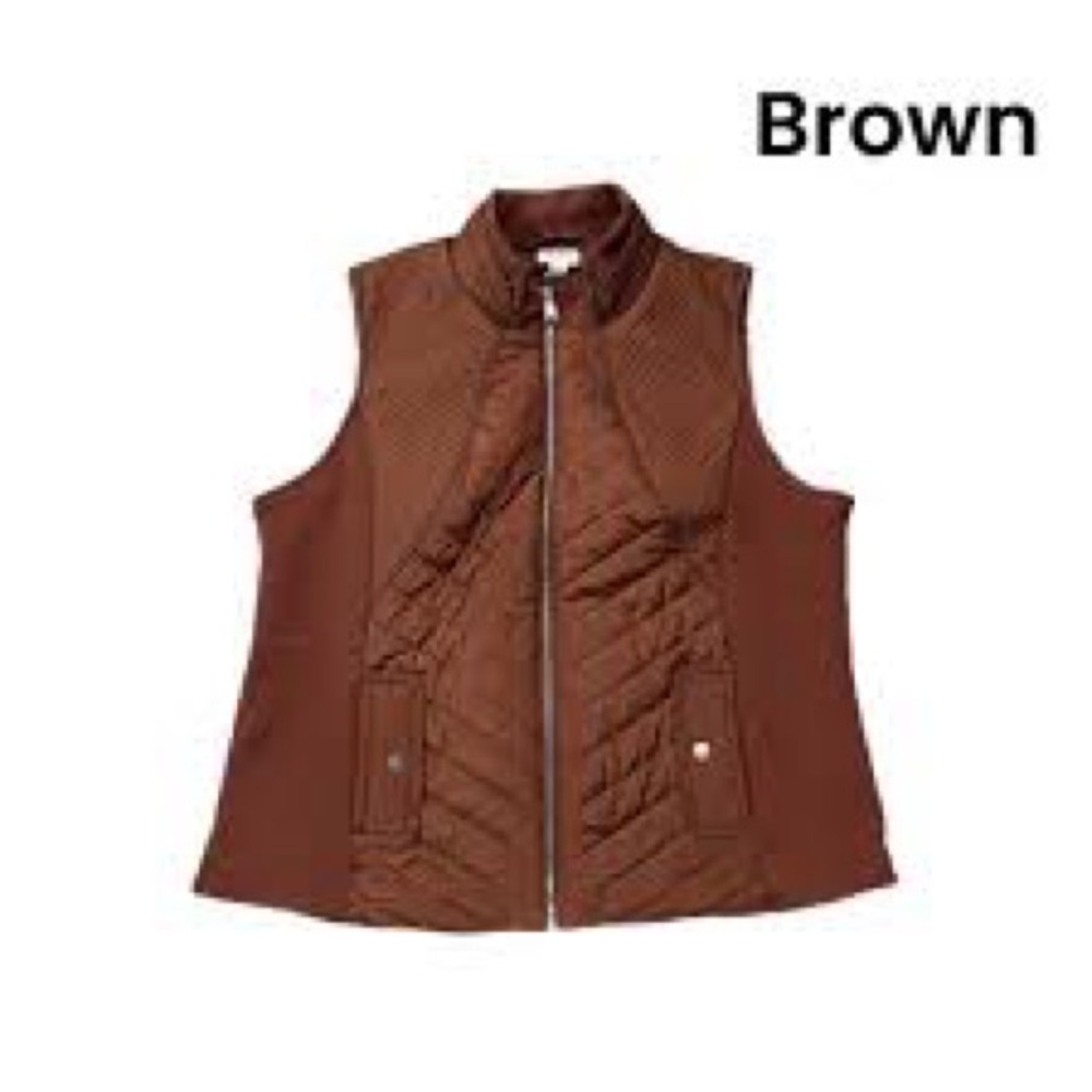 Chocolate Brown Lularoe Hunter Zip-up Vest